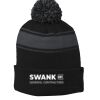 Sport-Tek(R) - Stripe Pom Pom Beanie Thumbnail